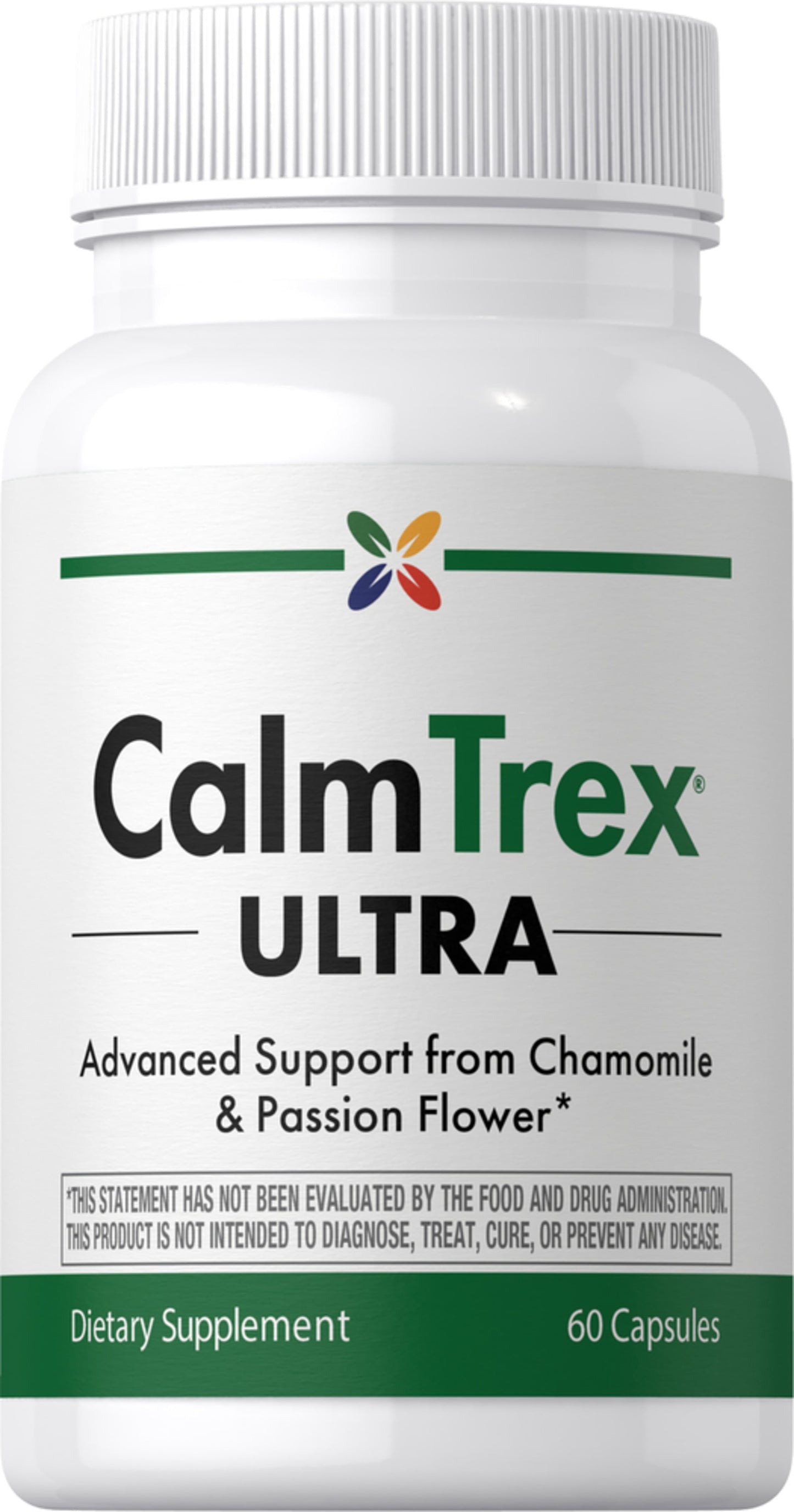 CalmTrex® ULTRA Supporto per lo Stress, 60 Capsule Vegetali