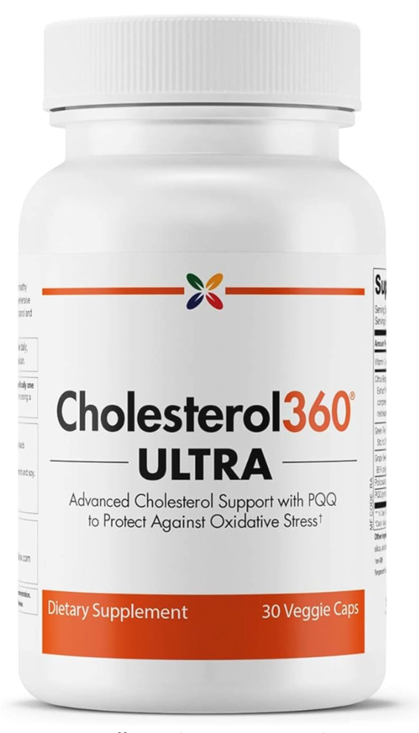 Cholesterol360® ULTRA with PQQ, 30 Vegetarian Capsules