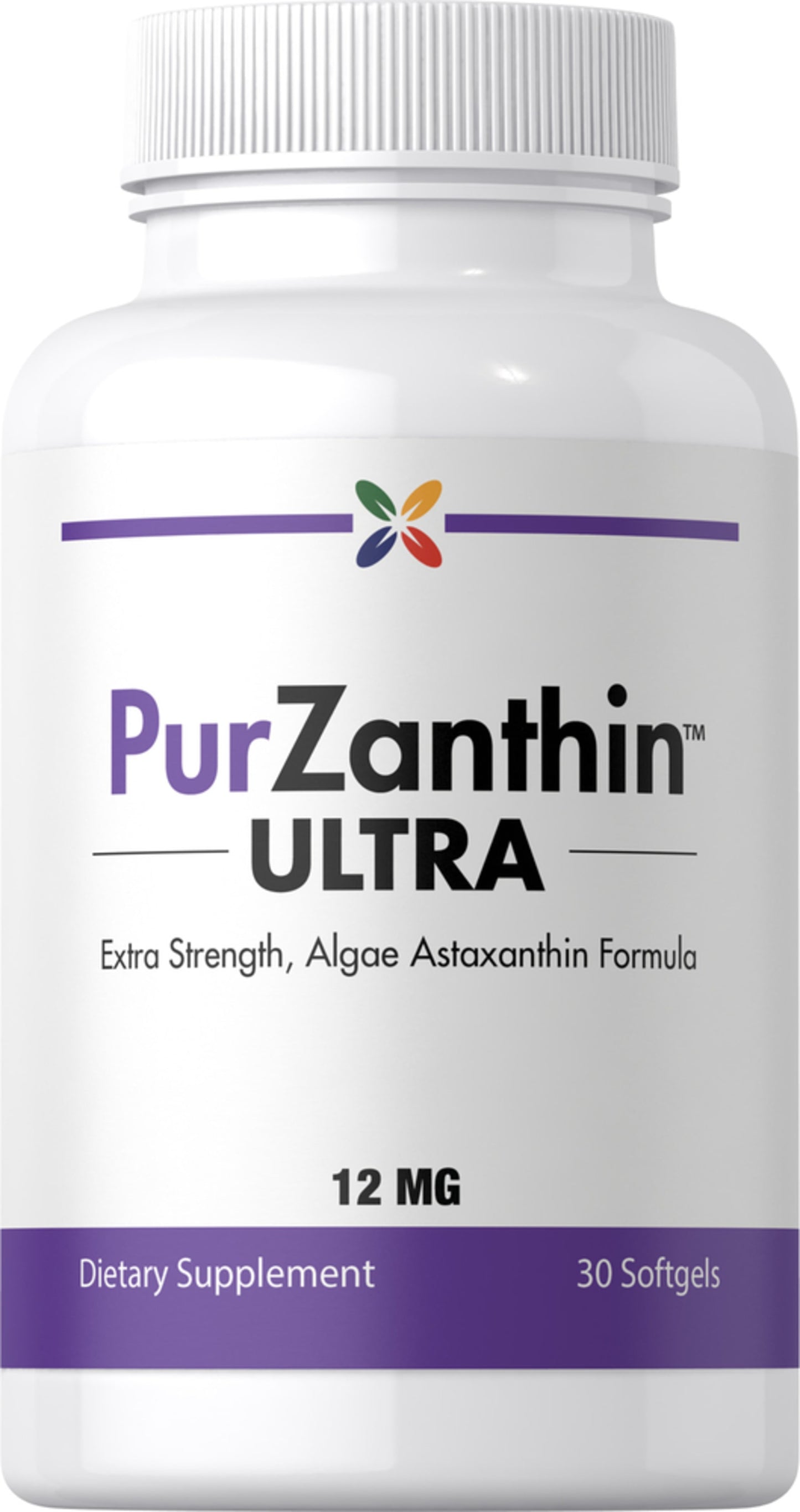 PurZanthin™ ULTRA Astaxanthin 12 MG, 30 Softgels