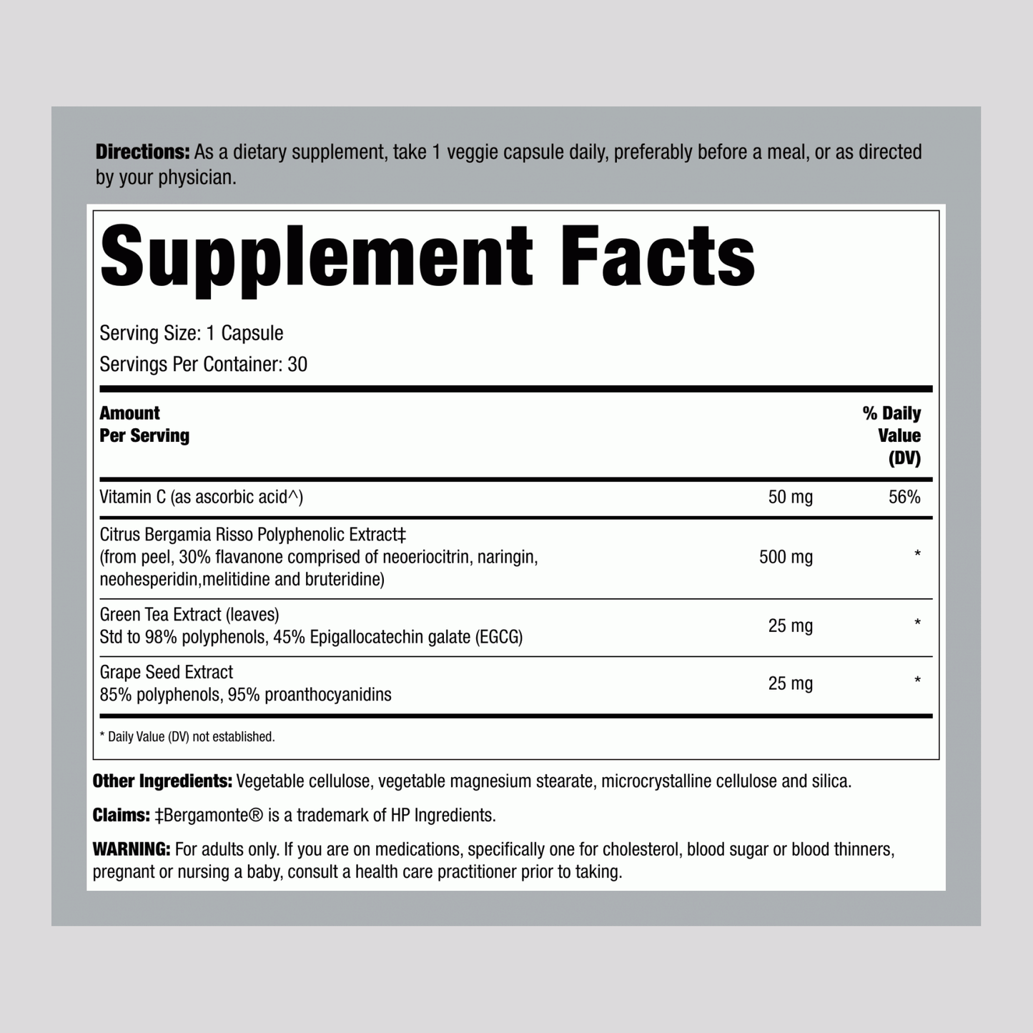 Fórmula Cholesterol360®, 30 Cápsulas Vegetarianas