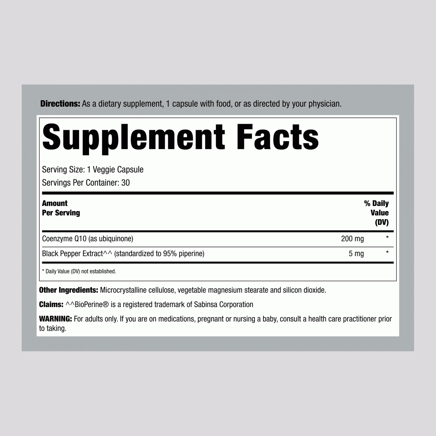 Formula MAX-Q10™ CoQ10, 30 Capsule Vegetali