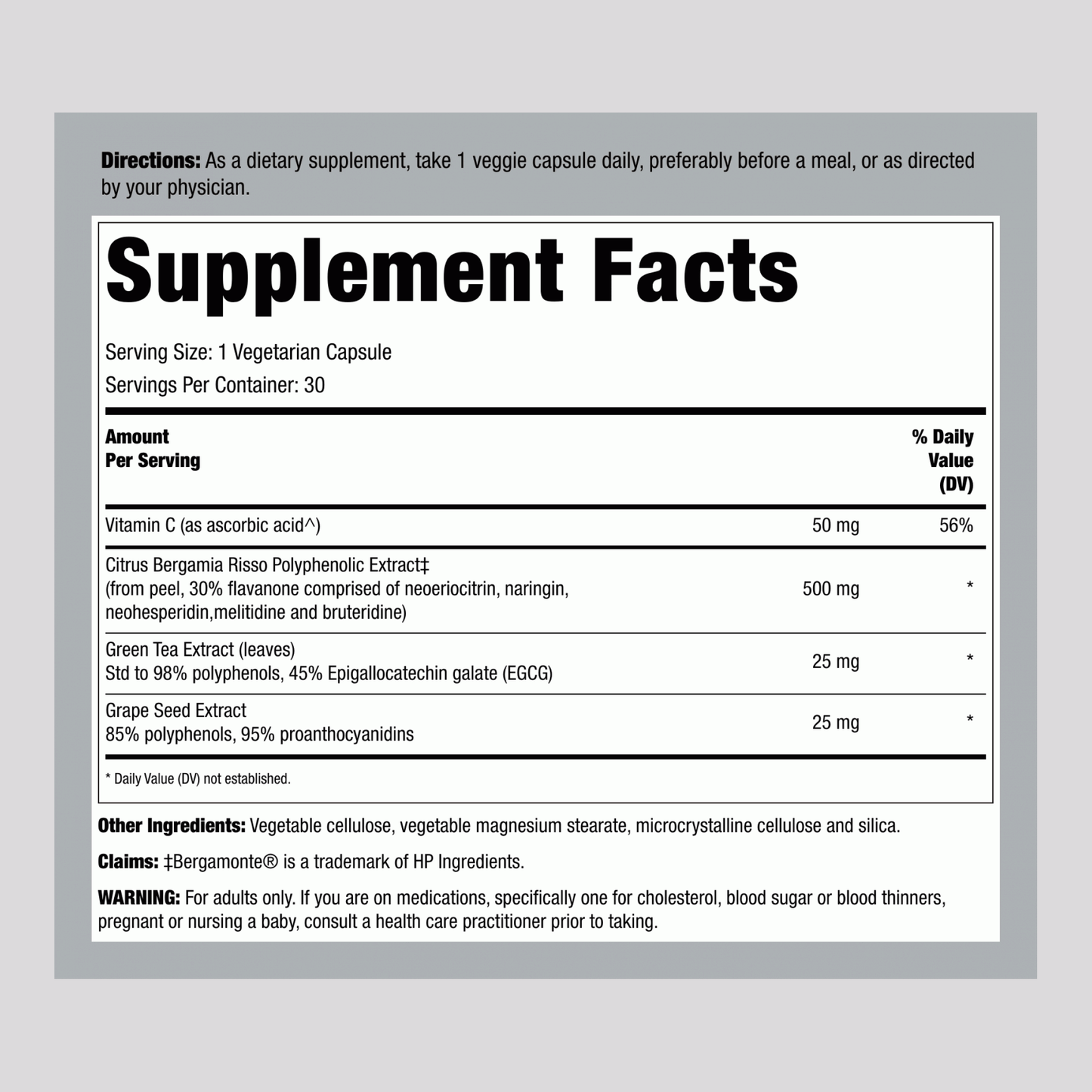 Fórmula Cholesterol360®, 30 Cápsulas Vegetarianas